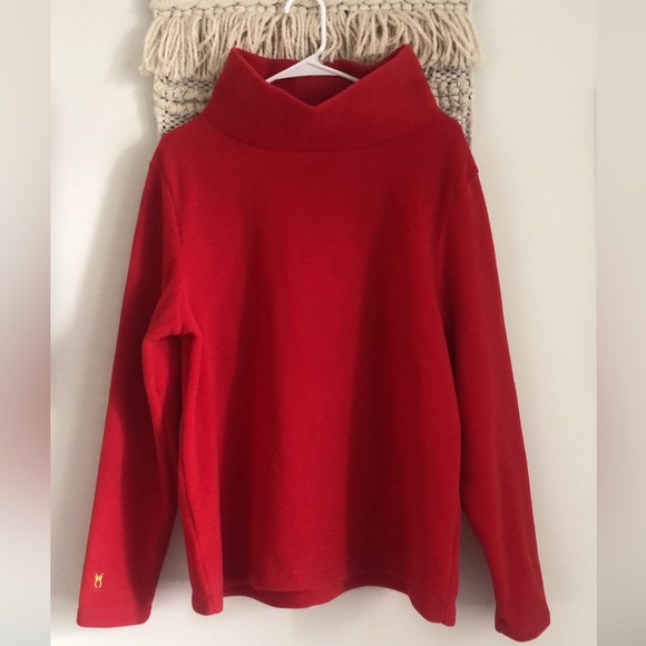 Dudley Stephens Tuckernuck Greenpoint Vello Turtleneck Fleece Red XXL - Picture 2 of 3